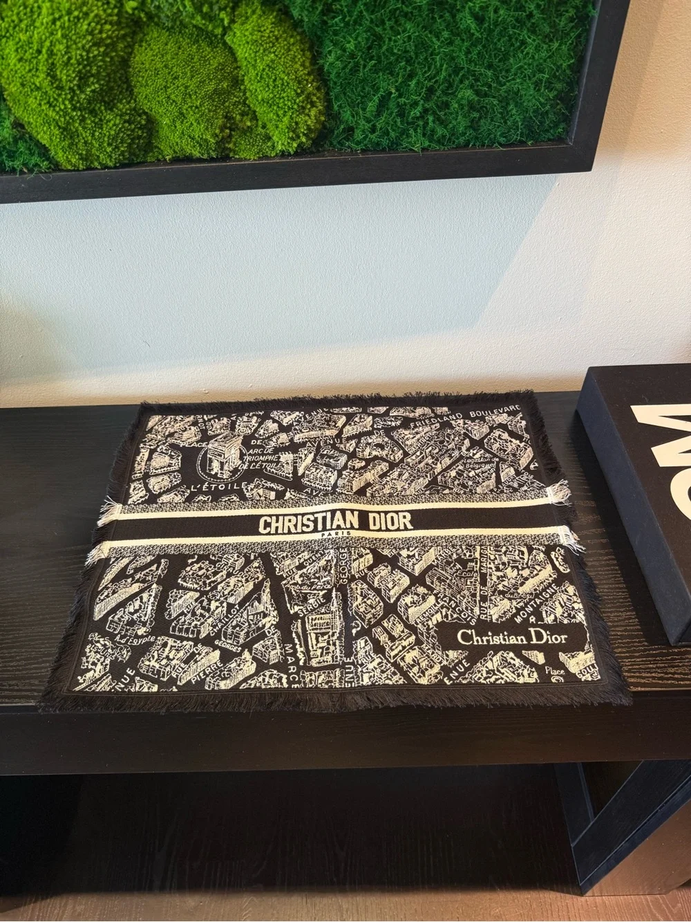 Authentic Set of 2 Christian Dior Plan de Paris placemats